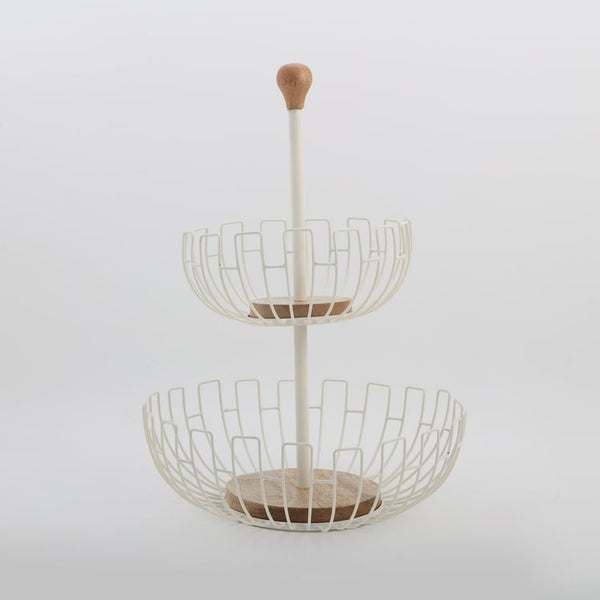 ron 2-Tier Fruit Basket