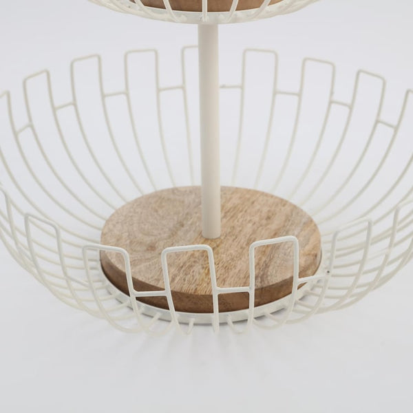 ron 2-Tier Fruit Basket