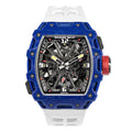 Richard Mille Rm 35-03, "Rafael Nadal", Blue Carbon Tpt, Transparent Dial, 50 Mm - 50mm