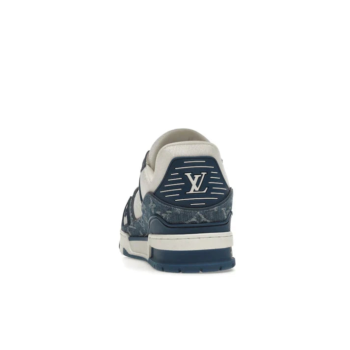 Louis Vuitton LV Trainer Monogram Denim White Blue