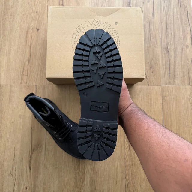 NUBUCK LEATHER BLACK BOOT (NLBB01)