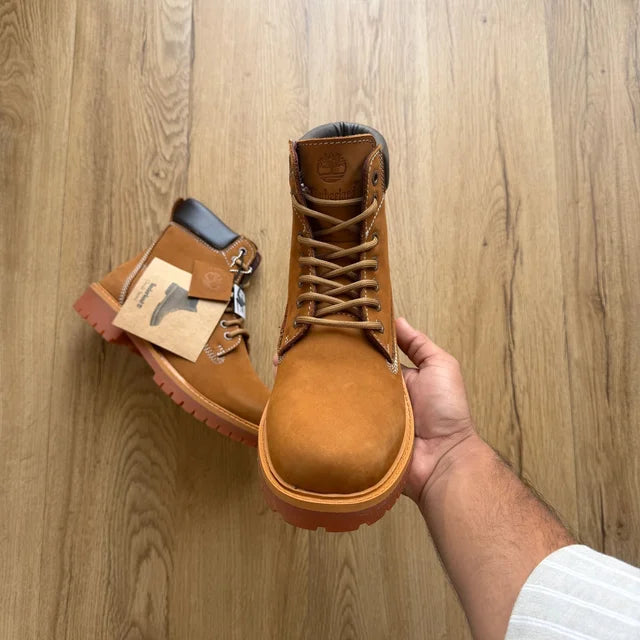 NUBUCK LEATHER BOOT PLAIN TAN (NLBPT01)
