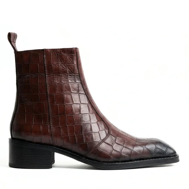 OXBLOOD CROC CHELSEA (OCC01)
