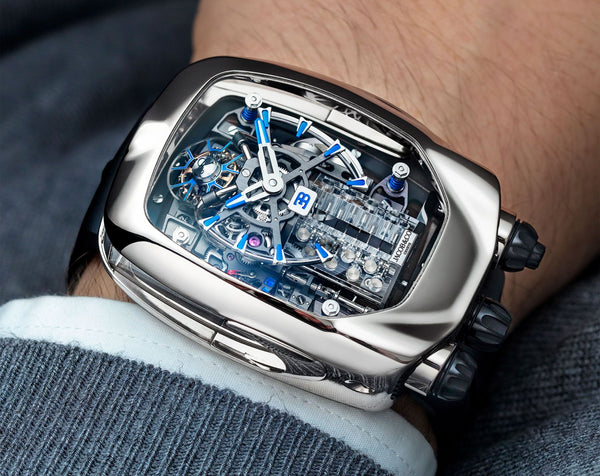 Bugatti Chiron Tourbillon White Gold