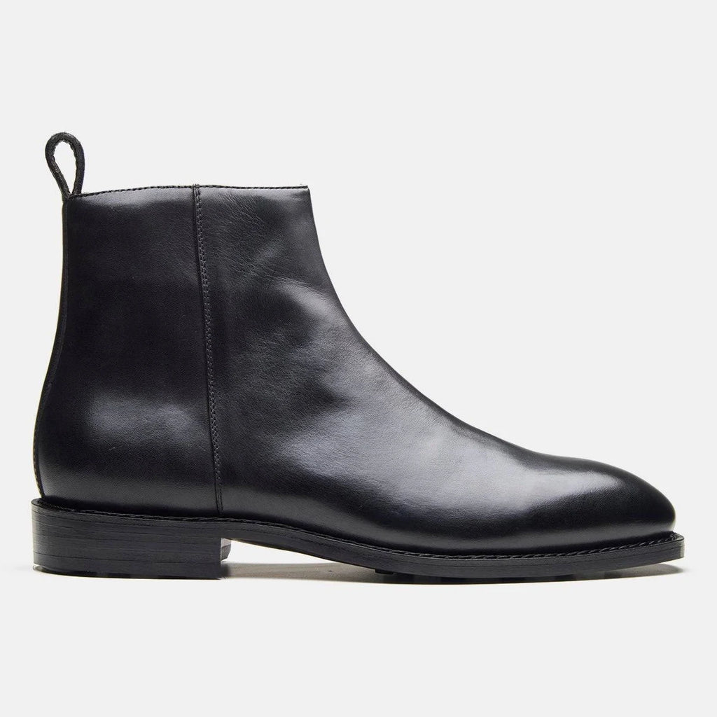 Hand Welted Crust Zipper boot