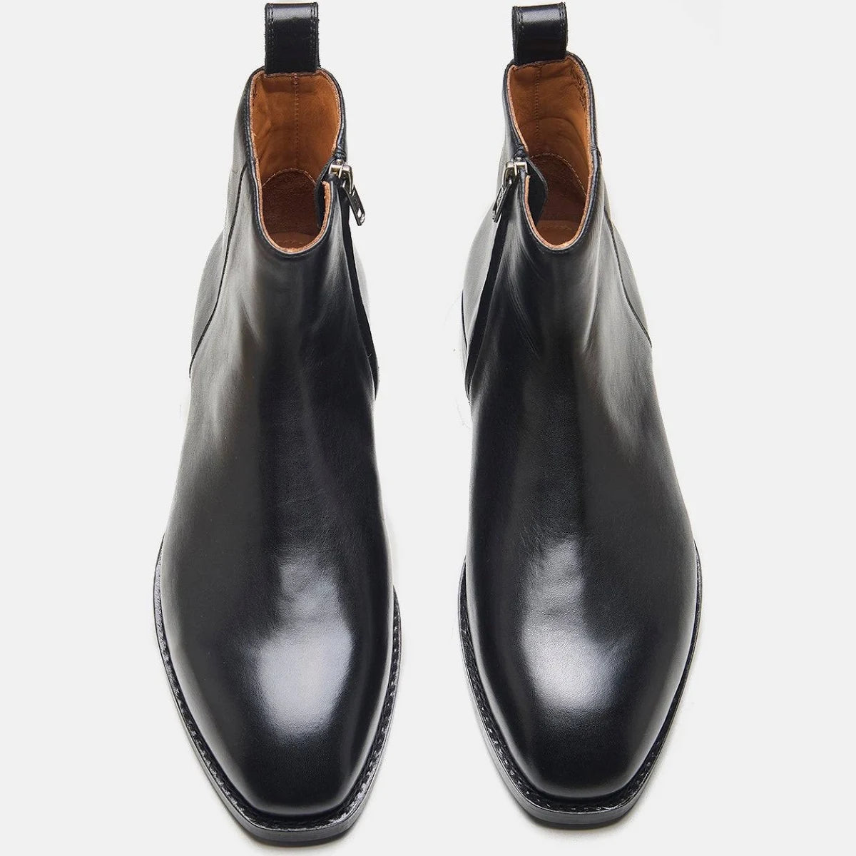 Hand Welted Crust Zipper boot