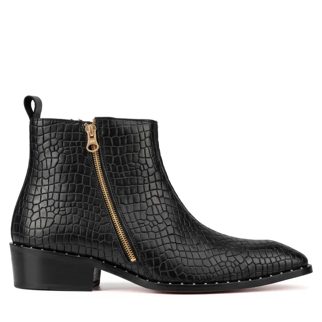STUDS CROCO EMBOSSED CHELSEA (SCEC01)